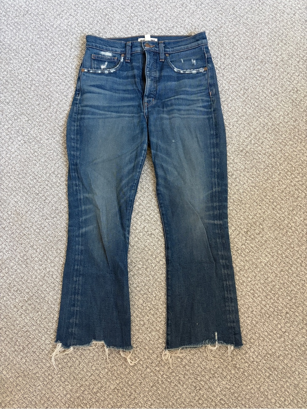 Rivet & Thread Women’s Dark Blue Distressed Jeans